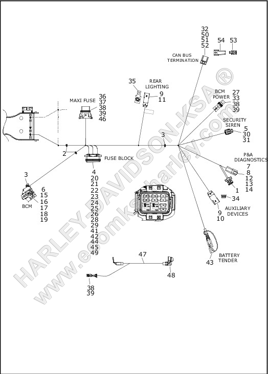 WIRING HARNESS, MAIN, ABS - (8 OF 8)